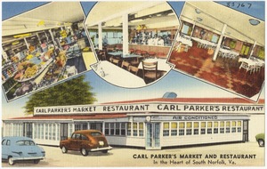 Carl Parker's Market and Restaurant, in the heart of South Norfolk, Va.