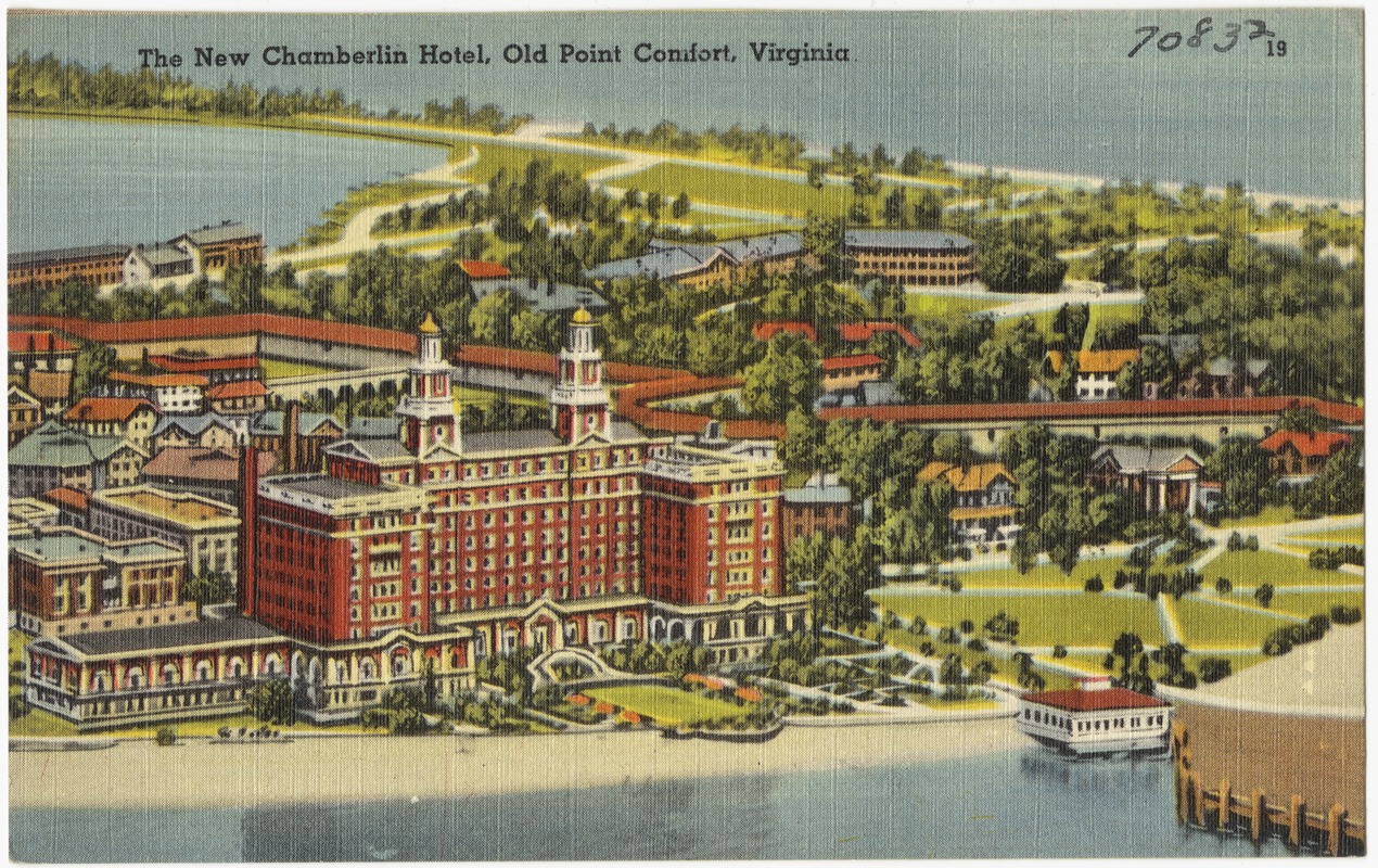 The new Chamberlin Hotel, Old Point Comfort, Virginia Digital