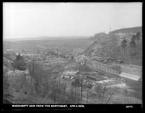 Wachusett Dam, from the northeast, Clinton, Mass., Apr. 2, 1903