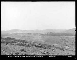 Wachusett Reservoir, North Dike, westerly portion, west of station 19, Clinton, Mass., May 8, 1902