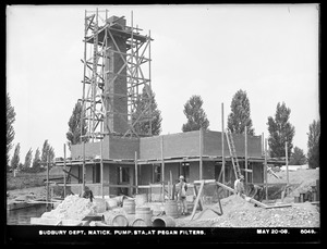 Sudbury Department, Pegan Filters, Pumping Station, Natick, Mass., May 20, 1903