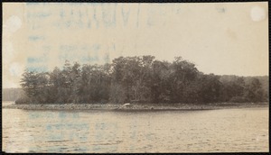 Distribution Department, Low Service Spot Pond Reservoir, from Spring Cove looking west toward Great Island, Stoneham, Mass., Jul. 1898