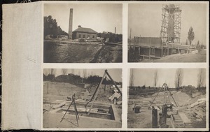 Sudbury Department, Pegan Filters, Pumping Station, construction, Natick, Mass., 1903