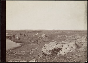 Wachusett Department, Nashua Reservoir site, southwesterly from Carville's Hill (compare with No. 7292), Clinton, Mass., Apr.-May 1897