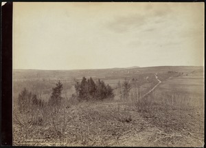 Wachusett Department, Nashua Reservoir site, looking northwesterly toward West Boylston (compare with No. 7298), Boylston, Mass., Apr.-May 1897