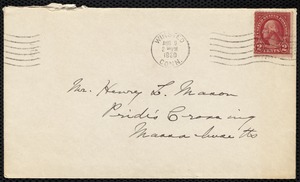 [Letter] 1930, August 7, Winstead, Connecticut [to Henry L. Mason, Pride's Crossing, Massachusetts]