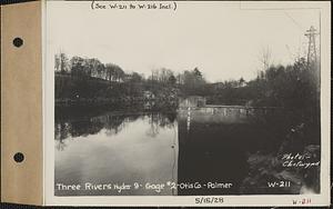 Three Rivers hydroelectric, 9, Gage #2, Otis Co., Palmer, Mass., May 15, 1928