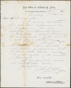 Letter from John D. Long to Zadoc Long and Julia D. Long, November 8, 1866