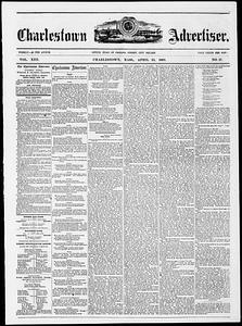 Charlestown Advertiser, April 25, 1863