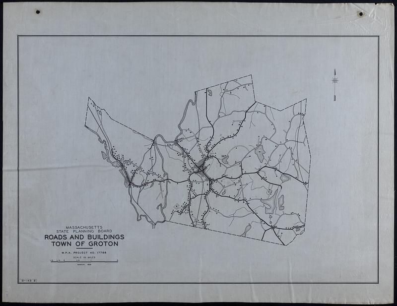 Groton Map Roads and Buildings Town of Groton - Digital Commonwealth