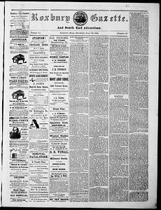 Roxbury Gazette and South End Advertiser, July 30, 1868