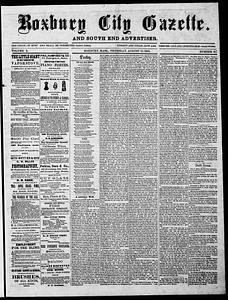 Roxbury City Gazette and South End Advertiser, August 10, 1865