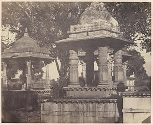 Cenotaphs, possibly at Ahar