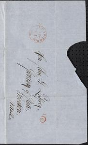 Chappaquiddick and Christiantown Accounts and Correspondence, 1846