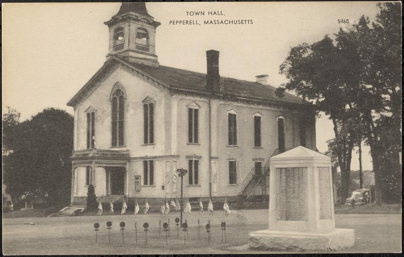 Town Hall with war memorial