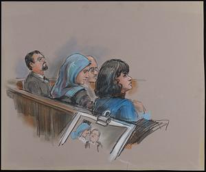 Courtroom scene