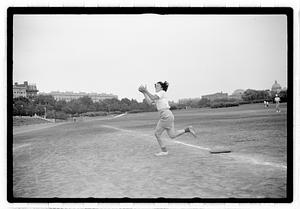 Women's baseball game