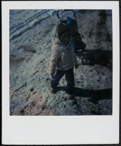 Children in the snow