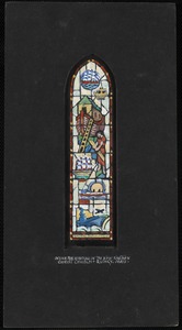 Design for window in the new narthex, Christ Church, Quincy, Mass.