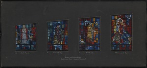 Design for west aisle windows, Saint George's Church, Saxonville, Massachusetts