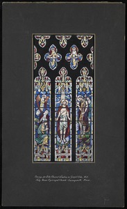 Design for side chancel window on gospel side, N. E., Holy Name Episcopal Church, Swampscott, Mass.