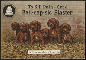 To kill pain - get a Bell-cap-sic Plaster - no home complete without one.