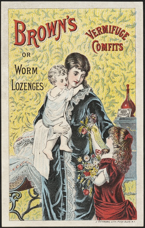 Brown's Vermifuge Comfits or worm lozenges