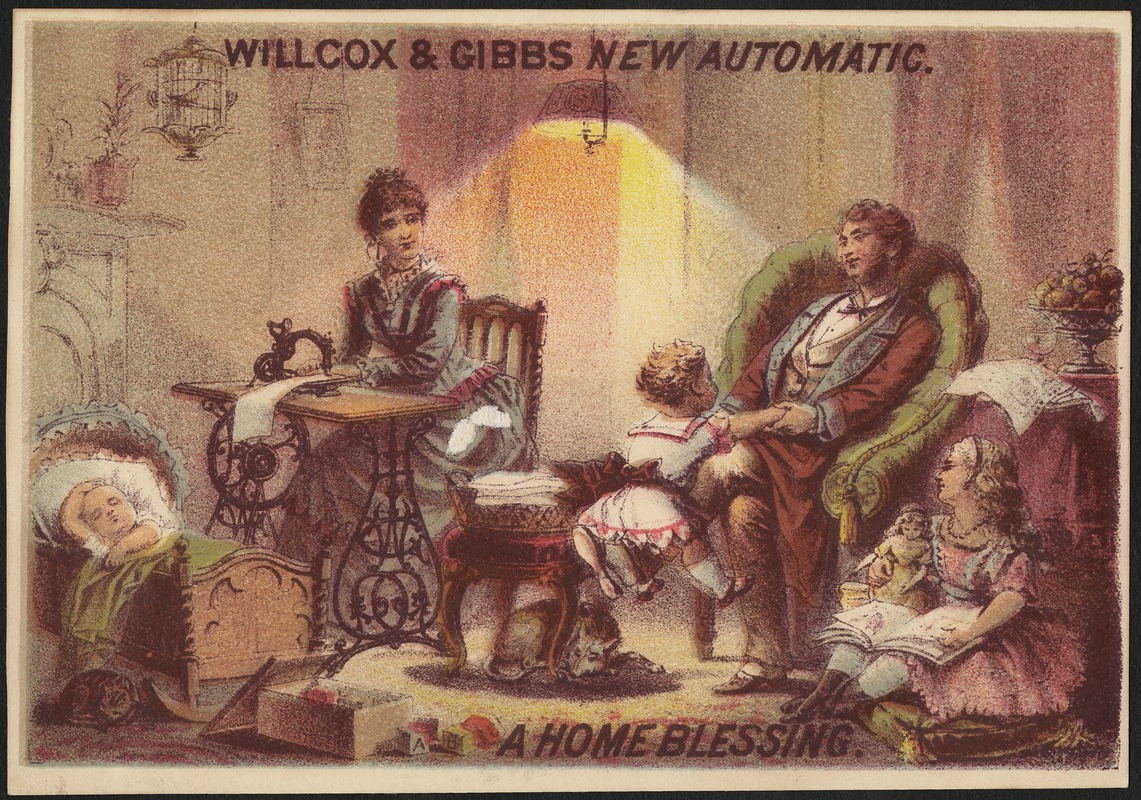 Wilcox & Gibbs new automatic. A home blessing.