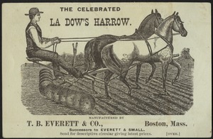 The celebrated La Dow's Harrow
