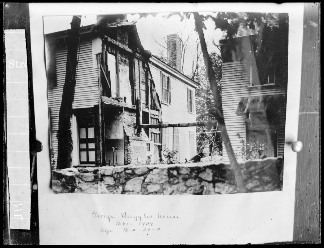 George Ruggles house being torn down - Digital Commonwealth