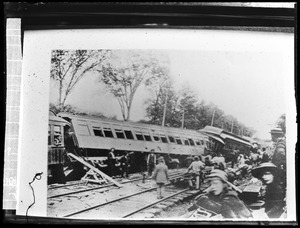 Railroad accident at Dimmock Street bridge