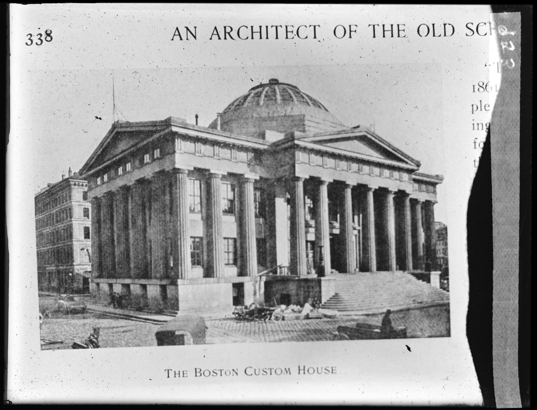 Ancient Boston custom house