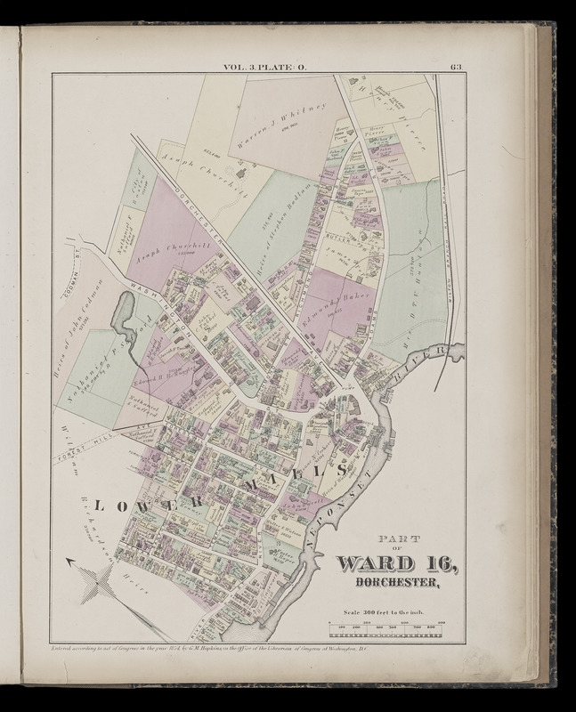 Atlas of the county of Suffolk, Massachusetts : vol. 3rd including Boston and Dorchester : from actual surveys and official records