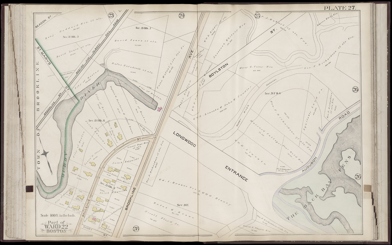 Atlas of the city of Boston : Roxbury, Mass. : volume three : from actual surveys and official records