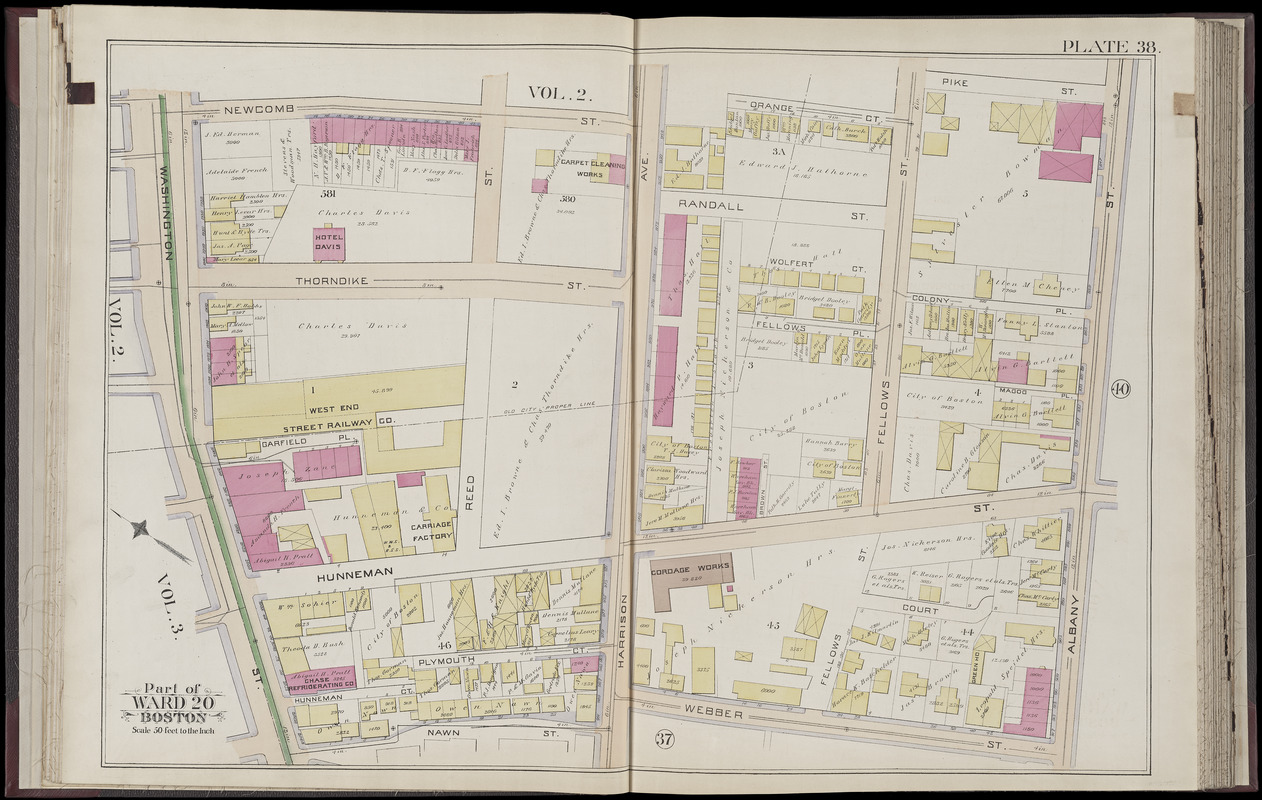 Atlas of the city of Boston Roxbury, Mass. volume four from