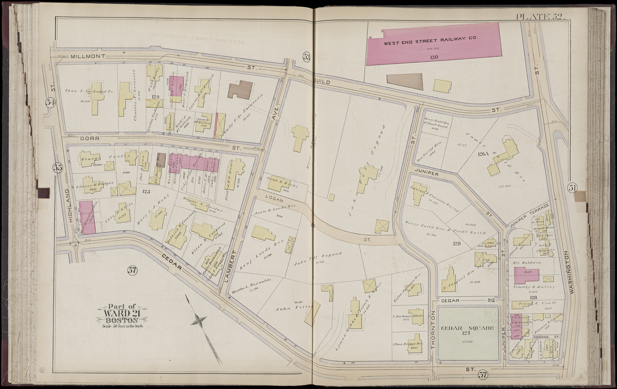 Atlas of the city of Boston Roxbury, Mass. volume four from