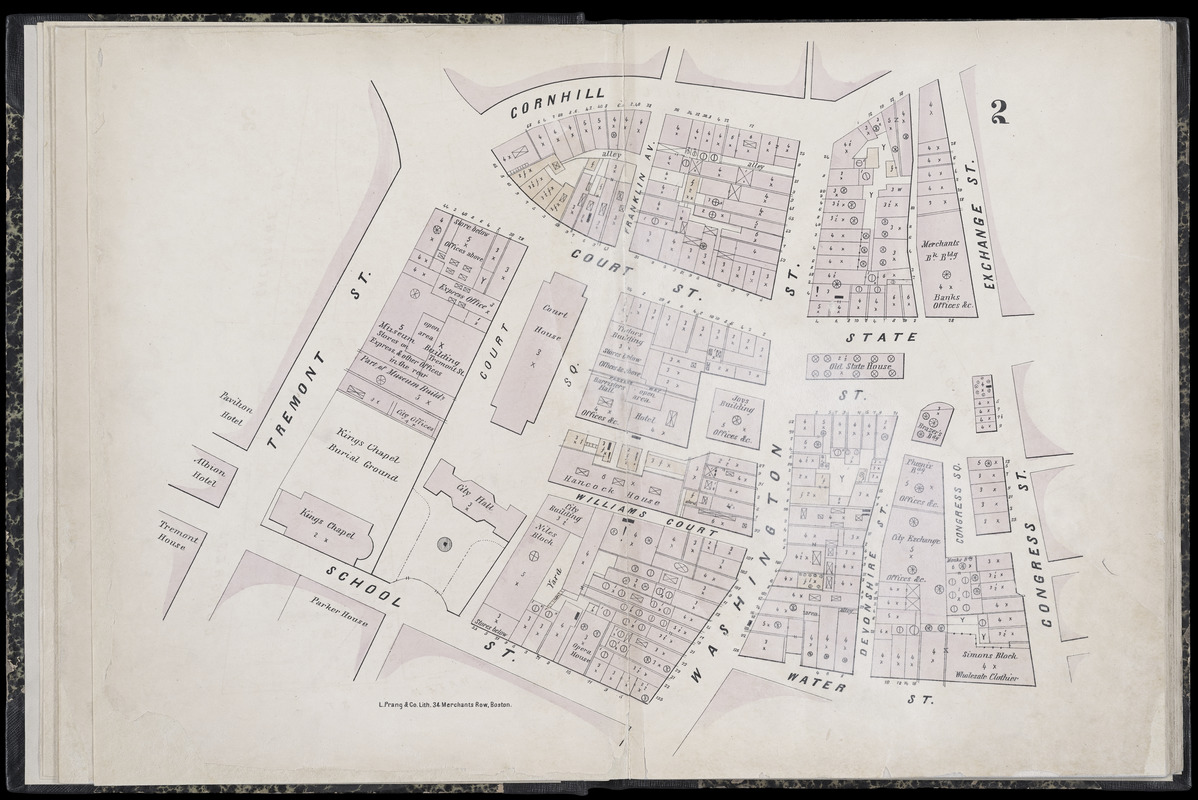 Plan of the city of Boston