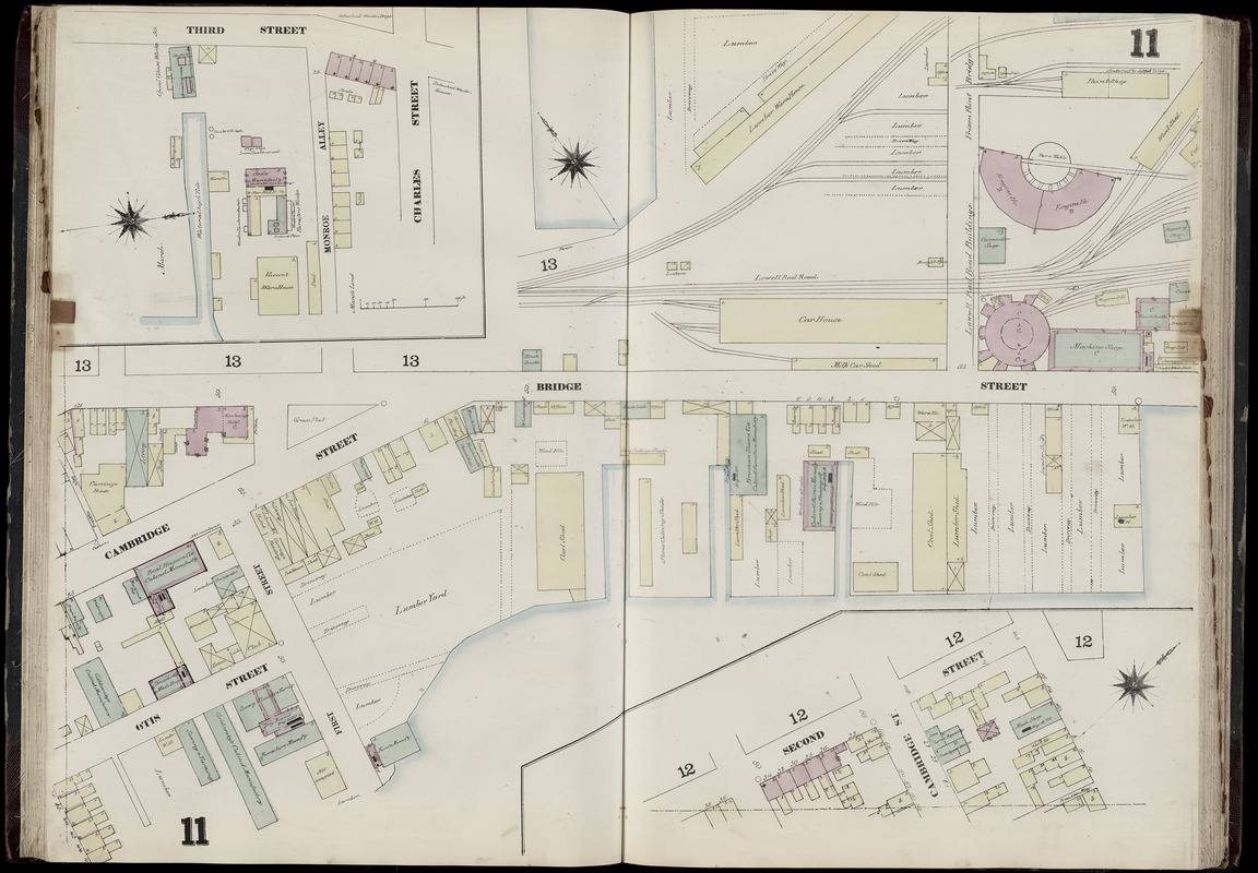 Insurance map of Charlestown : portions of Roxbury (now annexed to Boston) and Cambridge