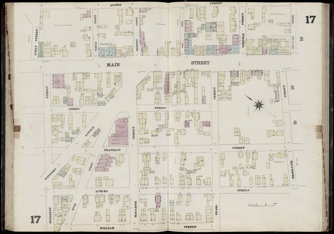 Insurance map of Charlestown : portions of Roxbury (now annexed to Boston) and Cambridge