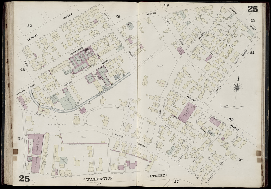 Insurance map of Charlestown : portions of Roxbury (now annexed to Boston) and Cambridge