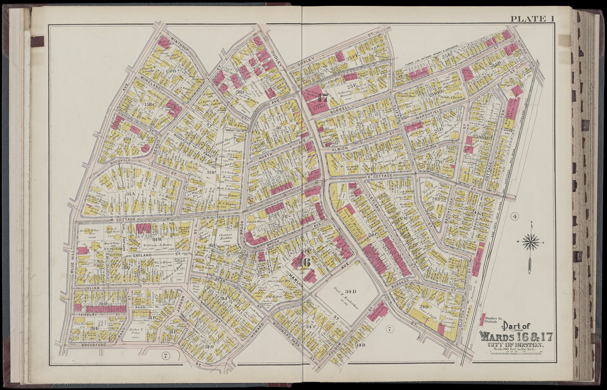Atlas of the city of Boston, Dorchester : from actual surveys and official plans