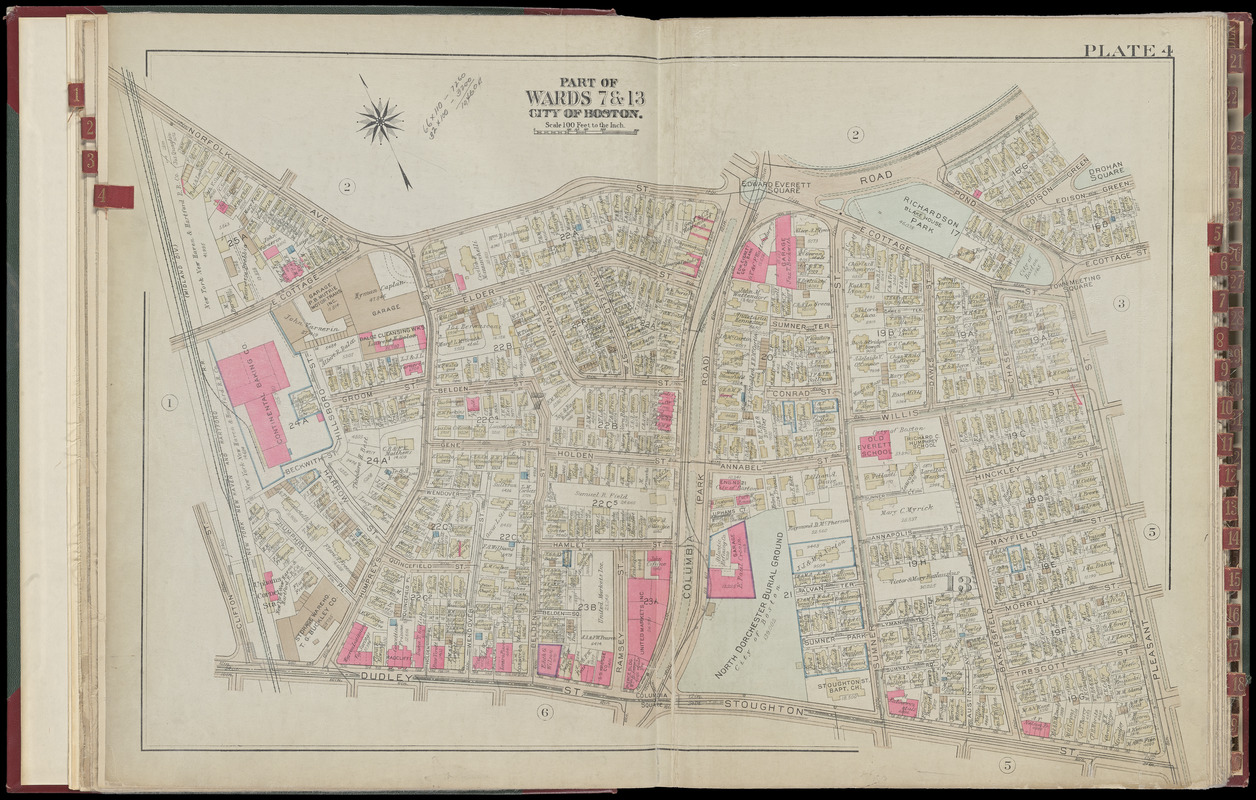 Atlas of the city of Boston, Dorchester : from actual surveys and ...