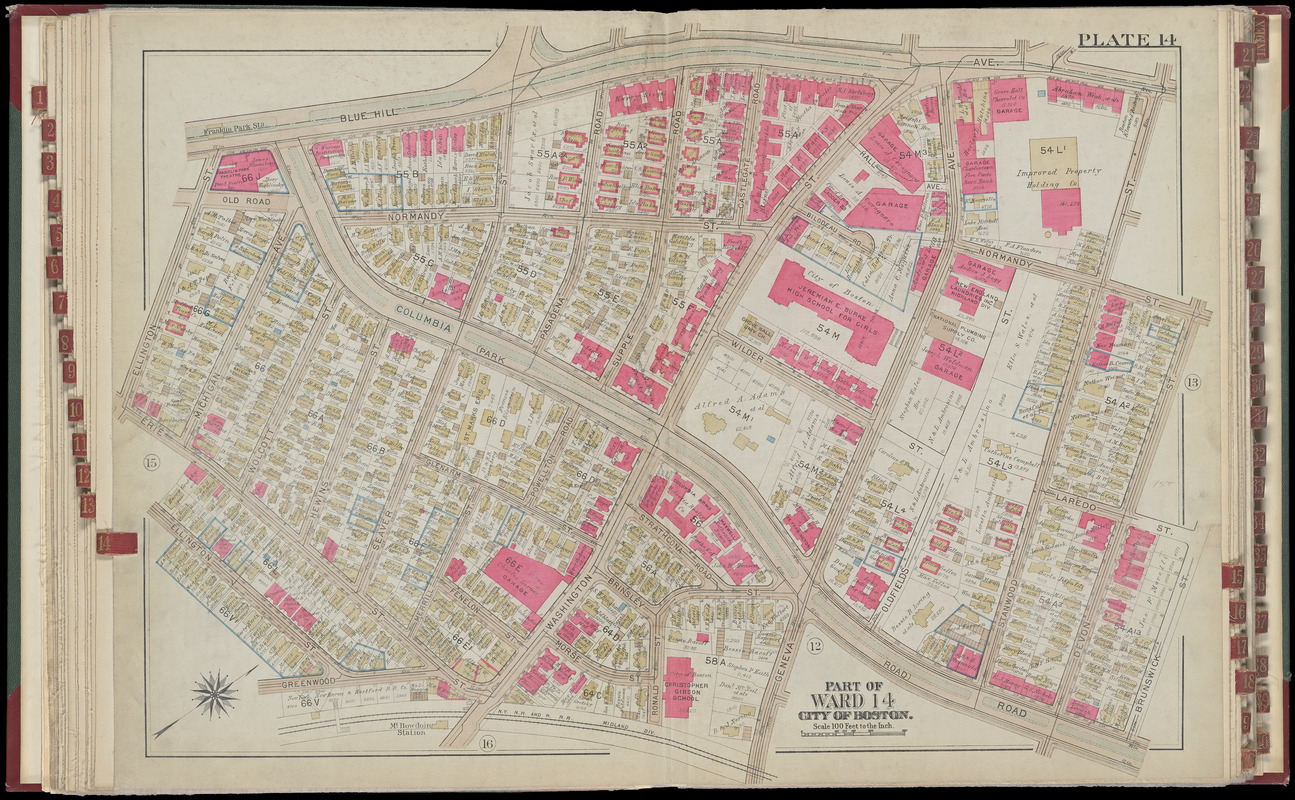 Atlas of the city of Boston, Dorchester : from actual surveys and official plans