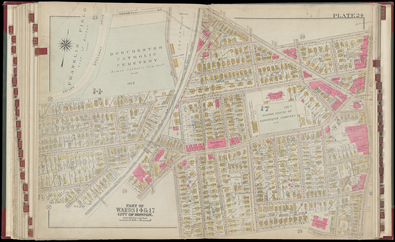 Atlas of the city of Boston, Dorchester : from actual surveys and official plans