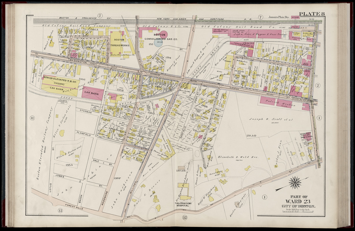 Atlas of the city of Boston, West Roxbury : from actual surveys and official plans