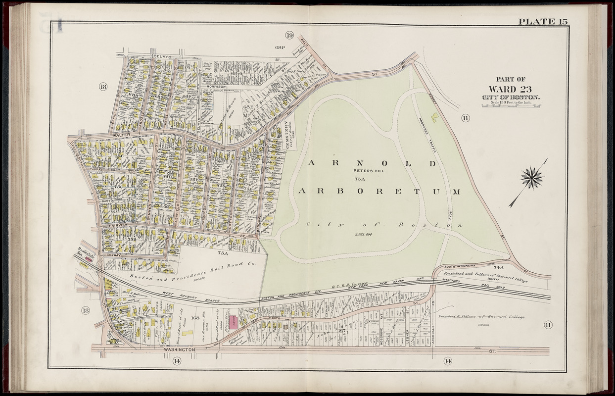 Atlas of the city of Boston, West Roxbury : from actual surveys and official plans