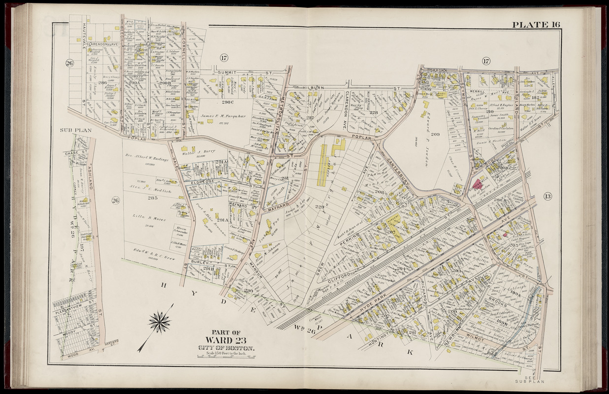 Atlas of the city of Boston, West Roxbury : from actual surveys and official plans