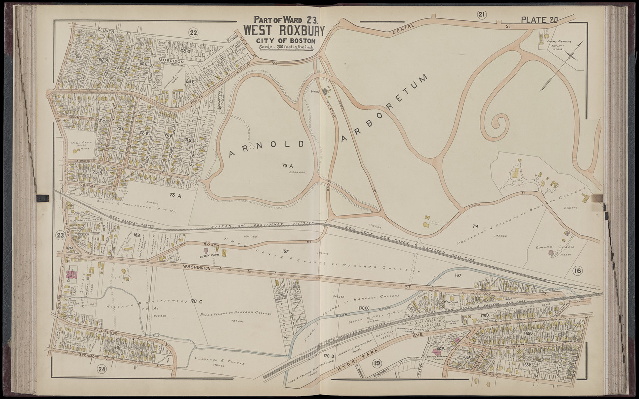 Atlas of Dorchester, West Roxbury and Brighton, city of Boston : plate ...