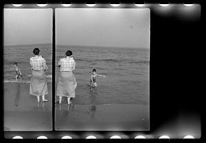 People at a beach