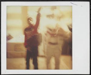 Two boys posing